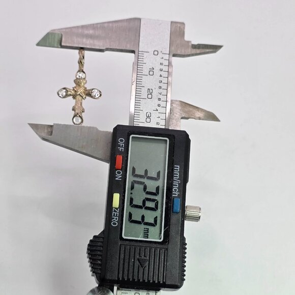 Sterling Silver Crossâ Pendant Vintage 925 Religious Christian Jewelry CBX - Picture 5 of 6